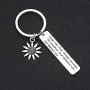 De&ai Inspirational Jewelry, Sunflower Lover Keychain Positive Gift for Friends Daughters De&ai Inspirational Jewelry, Sunflower Lover Keychain Positive Gift for Friends Daughters