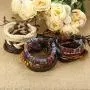 LOYALLOOK 15pcs Men Women Linen Hemp Cords Wood Beads Ethnic Tribal Bracelets Leather Wristbands LOYALLOOK 15pcs Men Women Linen Hemp Cords Wood Beads Ethnic Tribal Bracelets Leather Wristbands