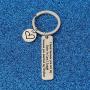 WUSUANED Sister/Brother in Law Keychain I Smile Because Youre My Sister/Brother in Law Wedding Gift for Bride Groom