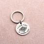 SEIRAA Waffle Keychain I Love You A Waffle Lot Jewelry Valentines Day for Boyfriend Girlfriend Husband Wife