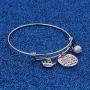 WUSUANED Inspirational Bracelet Gift Let Me Adjust My Crown and Get My Day Started