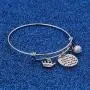WUSUANED Inspirational Bracelet Gift Let Me Adjust My Crown and Get My Day Started