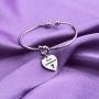 MAOFAED First Communion Gift Goddaughter Bracelet Bapitism Pearl Bracelet Knot Cuff for Her