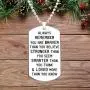 Inspirational Jewelry Necklace- Always Remember You are Braver Than You Believe- Gift for Men Women Inspirational Jewelry Necklace- Always Remember You are Braver Than You Believe- Gift for Men Women