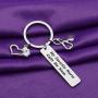 PENQI Nurse Mom Keychain Gift Nursing Themed Jewelry Medical Student Gift My Favorite Nurse Calls Me Mom Keychain Nursing Graduation Gift from Mom