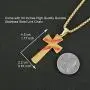HZMAN Baseball Cross Pendant, I CAN DO ALL THINGS STRENGTH Bible Verse Stainless Steel Necklace 22+2'' Chain HZMAN Baseball Cross Pendant, I CAN DO ALL THINGS STRENGTH Bible Verse Stainless Steel Necklace 22+2'' Chain