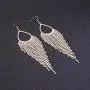 Mlouye Love Heart Long Statement Tassel Earrings Crystal Mlouye Love Heart Long Statement Tassel Earrings Crystal