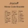 Joycuff Inspirational Morse Code Bracelet for Women Secret Message Wood Beads with Cord Jewelry Birthday Christmas for Her Mother Grandmother