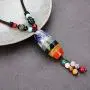 Simurg 7 Chakra Healing Stone Pendant Necklace for Meditation, Energy Enhancing, Protection and Spiritual Healing Simurg 7 Chakra Healing Stone Pendant Necklace for Meditation, Energy Enhancing, Protection and Spiritual Healing