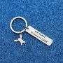 WUSUANED We Scare Because We Care Keychain with Monster Charm Movie Lover Jewelry Gift for Movie Fan Best Friend