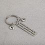AKTAP Mom of Twins Gift Sometimes When You Pray for a Miracle god Gives You Two Twin Mom/Dad Keychain Gift Twin Mom Jewelry Gifts for Mothers Day