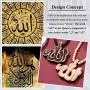 FaithHeart Muslim Allah Necklace Wooden Bead Chain Pendant Jewelry for Women Mens Moslem Necklaces Charms Decoration FaithHeart Muslim Allah Necklace Wooden Bead Chain Pendant Jewelry for Women Mens Moslem Necklaces Charms Decoration