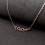 TUSHUO Fuck Off Pendant Necklace Middle Finger Ear Stud Jewelry Set
