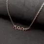 TUSHUO Fuck Off Pendant Necklace Middle Finger Ear Stud Jewelry Set