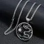 FIZIZDH Mens Stainless Steel Dragon Biker Pendant Necklace,24 inch Keel Link Chain FIZIZDH Mens Stainless Steel Dragon Biker Pendant Necklace,24 inch Keel Link Chain