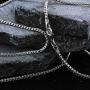 PREMIUM .925 Solid Sterling Silver Franco Square Box Link Rhodium Chain Necklaces 1MM - 5.5MM, 16'' - 30'', Men & Women, Exclusively Made In Italy, In Style Designz