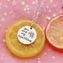 You are My Sunshine Inspirational Pendant Necklace Stainless Steel Charm Jewelry for Women Girl You are My Sunshine Inspirational Pendant Necklace Stainless Steel Charm Jewelry for Women Girl