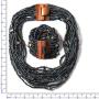 Shop LC Seed Bead Wooden Buckle Stretch Bracelet Multi Strand Layered Necklace Jewelry Set for Women 18''