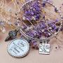 Maid of Honor Gift, Bridesmaid Gift Always my Sister Bangle, Today My Maid of Honor/Marton of Honor Forever My Sister Gift Wedding Adjustable Bracelet