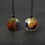 7 Chakra Natural Spiral Healing Crystal Necklace, Resin Ammonite Fossil Energy Stone Pendant, Adjustable Necklace Spiritual Jewelry Gift for Women Men 7 Chakra Natural Spiral Healing Crystal Necklace, Resin Ammonite Fossil Energy Stone Pendant, Adjustable Necklace Spiritual Jewelry Gift for Women Men