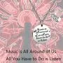 FUSTMW Music Note Necklace Treble Clef Necklace Music Lovers Gift Music Jewelry Teacher Gift Music is All Around of Us All You Have to Do is Listen FUSTMW Music Note Necklace Treble Clef Necklace Music Lovers Gift Music Jewelry Teacher Gift Music is All Around of Us All You Have to Do is Listen