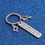 WUSUANED Hair Stylist Gift Because Badass Miracle Worker Isnt an Official Job Title Keychain Hairdresser Jewelry Gift for Hairdresser Hair Cutter Barber