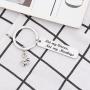 ENSIANTH Not My Circus Not My Monkeys Keychain Funny Retirement Jewelry for Coworker Boss Social Worker Gift