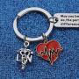 BAUNA LPN Gifts Nursing School Graduation Gift May You be Proud of The Work You Do and The Person You are Key Chain Thank You Gifts for Nurses