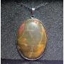 1 Pcs 2 Beautiful Jewelry Hand Carved Gemstone Picasso Jasper in Sliver Frame Pendant with Silver Chain Necklace 50mm (Picasso Jasper) 1 Pcs 2 Beautiful Jewelry Hand Carved Gemstone Picasso Jasper in Sliver Frame Pendant with Silver Chain Necklace 50mm (Picasso Jasper)