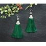 Me&Hz Women Girls Tassel Dangle Earrings Long Fringe Drop Silver Boho Ethnic Earring with Tassels
