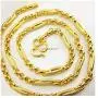 Chain Mix 22K 23K 24K Thai Baht Yellow Gold Plated 24 inch 36 Gram 5 mm Grams Jewelry Chain Mix 22K 23K 24K Thai Baht Yellow Gold Plated 24 inch 36 Gram 5 mm Grams Jewelry