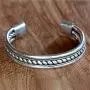 NOVICA .925 Sterling Silver Twist Motif Cuff Bracelet, 6.0'', Strength of Celuk NOVICA .925 Sterling Silver Twist Motif Cuff Bracelet, 6.0'', Strength of Celuk