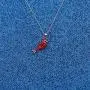 WUSUANED Red Cardinal Memorial Necklace Cardinal Bird Jewelry Loss of Loved One Sympathy Gift
