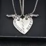 Meiligo Womens Mens Alloy Hip-hop Bonnie Clyde Letter Machine Gun Necklace Key Chain Hand Gun Revolver Pistol Pendant Matching Heart Jewelry Meiligo Womens Mens Alloy Hip-hop Bonnie Clyde Letter Machine Gun Necklace Key Chain Hand Gun Revolver Pistol Pendant Matching Heart Jewelry