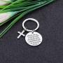 CYTING Inspirational Keychain May God Give Rainbow for Every Storm Irish Blessing Keychain Graduation Gift Encouragement Gift for Her