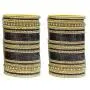 MUCH-MORE Traditional Colourful Metal Bangles for Karva Chauth & Wedding Use for Women & Girls MUCH-MORE Traditional Colourful Metal Bangles for Karva Chauth & Wedding Use for Women & Girls