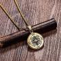 Compass Necklace Gift for Men/Wife, Id Be Lost Without You Valentines Day, Compass Pendants Male Jewelry for Her, Romantic Anniversary Birthday Gift Ideas