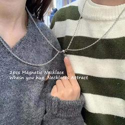 Tarsus Magnetic Couple Necklaces Attraction Matching Gifts for Boyfriend Girlfriend