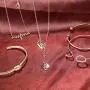 FIBO STEEL 4 Pcs Necklaces,24 Pairs Stud Dangle Earrings,10 Pcs Chain Bangle Bracelets Set for Women Fashion Gold Necklace Jewelry Set FIBO STEEL 4 Pcs Necklaces,24 Pairs Stud Dangle Earrings,10 Pcs Chain Bangle Bracelets Set for Women Fashion Gold Necklace Jewelry Set
