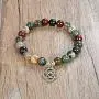 Self-Discovery Yoga Beads Mala Bracelet Jewelry with Infinity Knot Celtic Charm for Men or Women Self-Discovery Yoga Beads Mala Bracelet Jewelry with Infinity Knot Celtic Charm for Men or Women