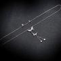 Sllaiss Sterling Silver Butterfly Choker Necklace for Women Austrian Crystals Butterfly Pendant Necklace Fine Jewelry Valentines Day Gift for Her