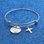 WUSUANED Lamentations 3:23 Scripture Bracelet His Mercies are New Every Morning Christian Jewelry