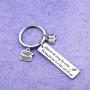 Writer Author Gift Please Do Not Annoy The Writer Keychain Writing Jewelry for Author Novelist Recorder(KR-annoy writer)