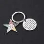 BAUNA OES Sorority Gifts Order of The Eastern Star Keychain to Be A Star You Must Shine Your Light Masonic Jewelry for Her