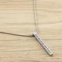 Lademayh Bar Necklace Engraved Inspirational Word Necklaces for Women, Stainless Steel Vertical Personalized Necklace with 20''+2'' Chain Lademayh Bar Necklace Engraved Inspirational Word Necklaces for Women, Stainless Steel Vertical Personalized Necklace with 20''+2'' Chain