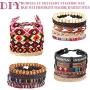Thunaraz 20Pcs Braided Bracelets for Men Women Ethnic Tribal Bracelets Boho Hemp String Strand Bracelet