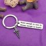 Nurse Gift, Nurse Keychain, Appreciation Gift for Doctor Nurse Graduation Gift Nursing Keyring with Caduceus Symbol Charm Medical Staff Jewelry Gift for Her