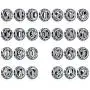ChicSilver 925 Sterling Silver Alphabet Letter A-Z Charms Initial Cubic Zirconia Charms Beads for Bracelets Necklaces(with Gift Box) ChicSilver 925 Sterling Silver Alphabet Letter A-Z Charms Initial Cubic Zirconia Charms Beads for Bracelets Necklaces(with Gift Box)