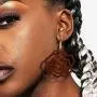 4 Pairs Engraving Geometry Drop Earrings Lightweight Ethnic Wood Earrings for Women Fashion Jewelry