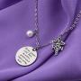 Zuo Bao Nurses Prayer Necklace with RN Charm,Gifts for Nurses, Nursing Graduation, Medical Jewelry